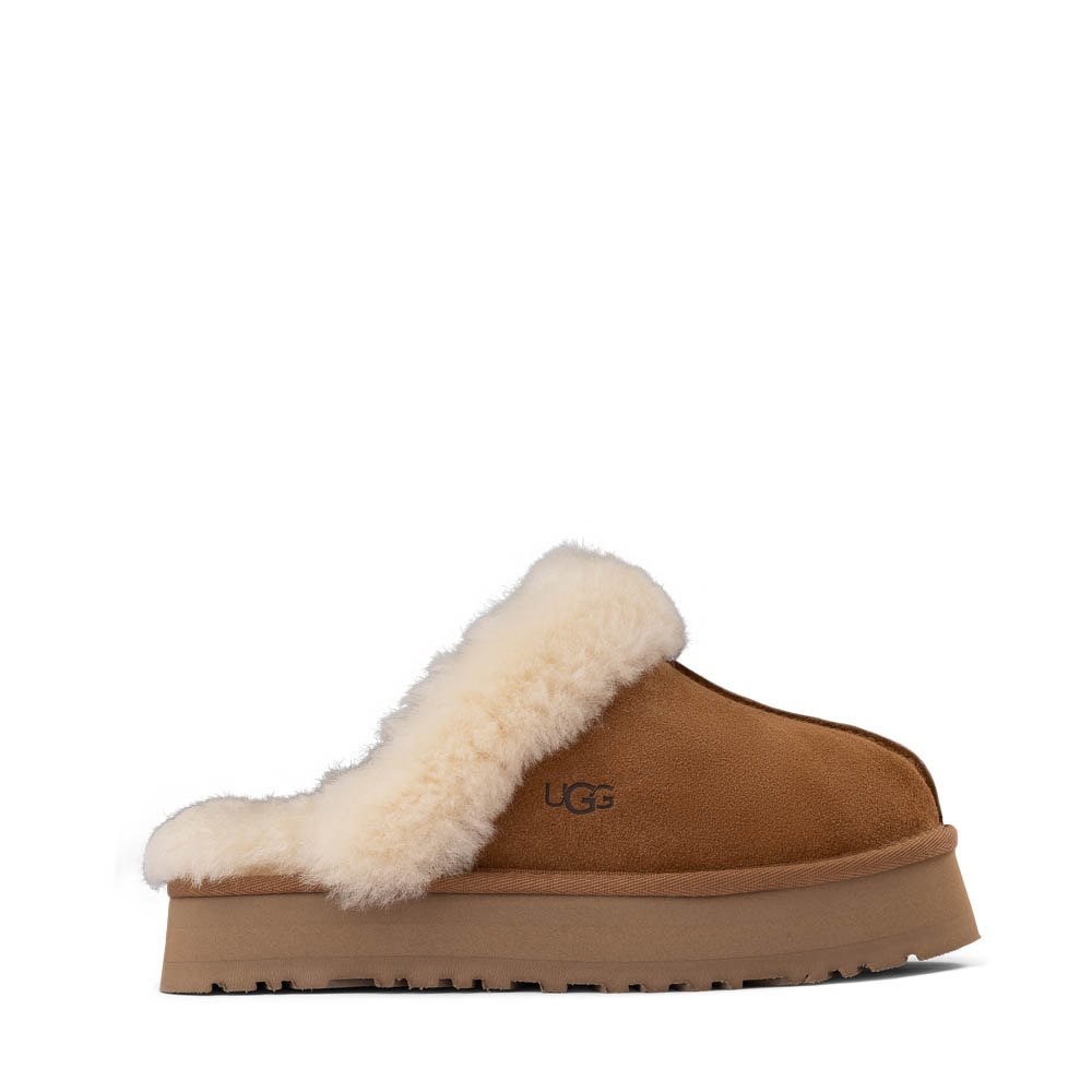 UGG Disquette Platform Chestnut Shoes Size 7